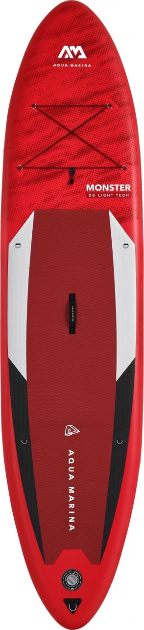 PureHaven Aqua Marina All-Around SUP Board 366x84 cm mit Reißverschlussrucksack Double Action-Pumpe LIQUID AIR Paddel Einschub-Mittelfinne Sicherheitsleine Rot