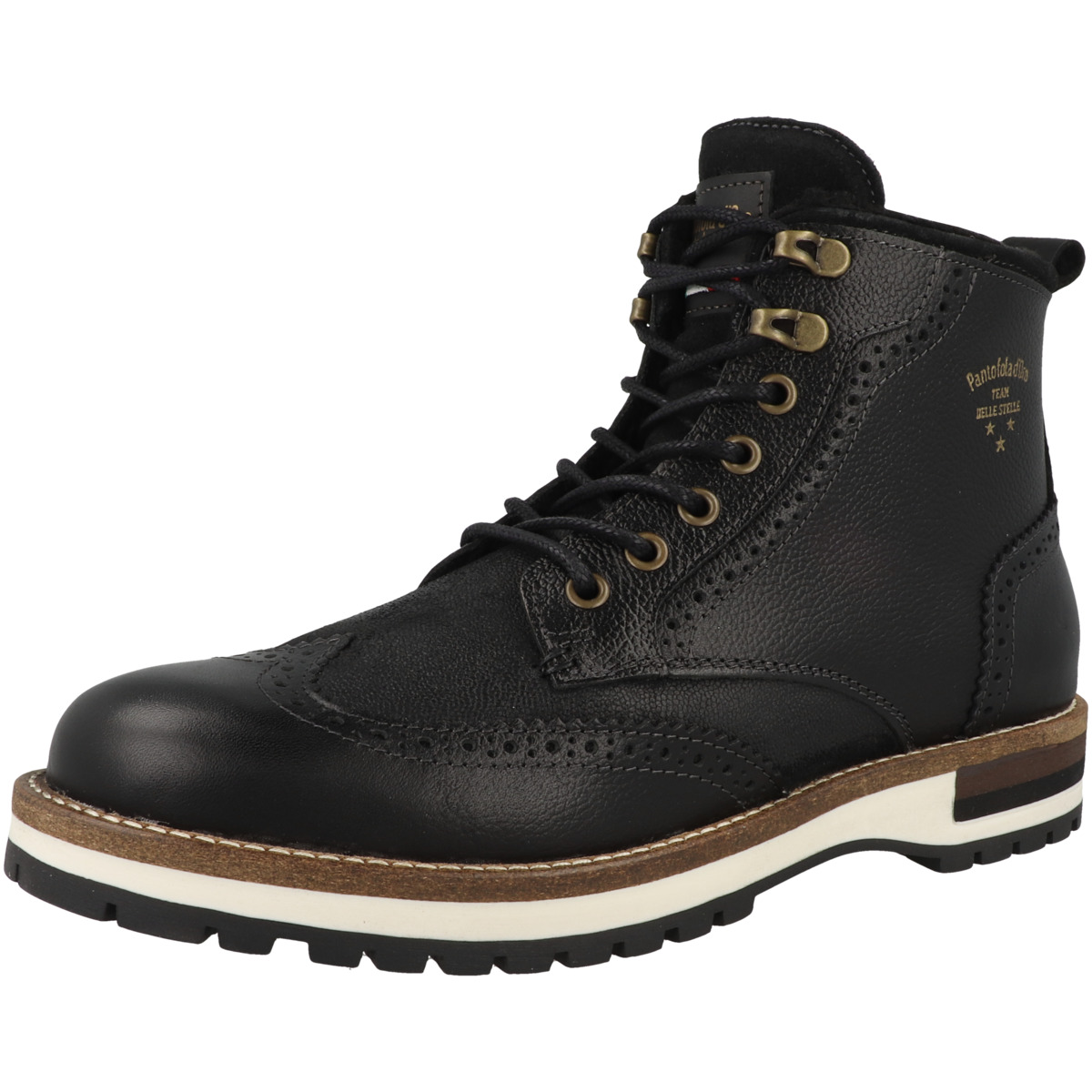 Pantofola d'Oro Tocchetto Fur Uomo High Schnürboots schwarz