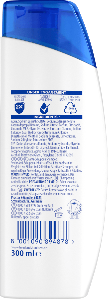 Shampoo Anti-Schuppen For Men, 300 ml