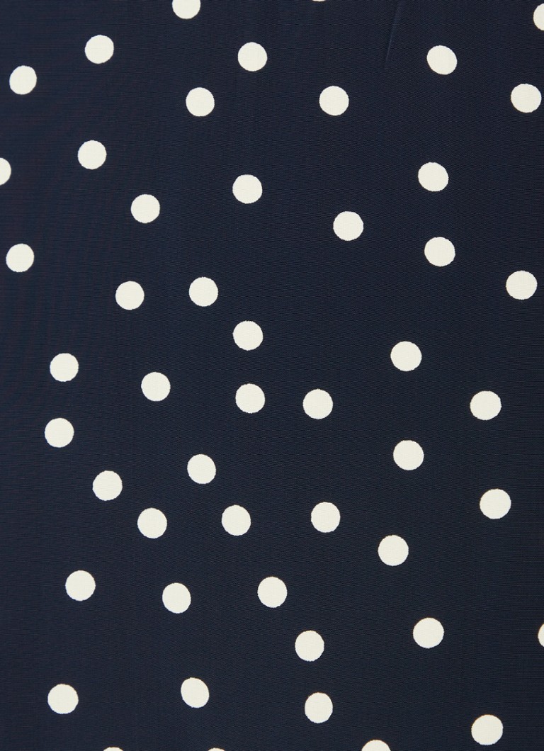 Abito lungo a portafoglio Phase Eight Jenna con stampa a pois