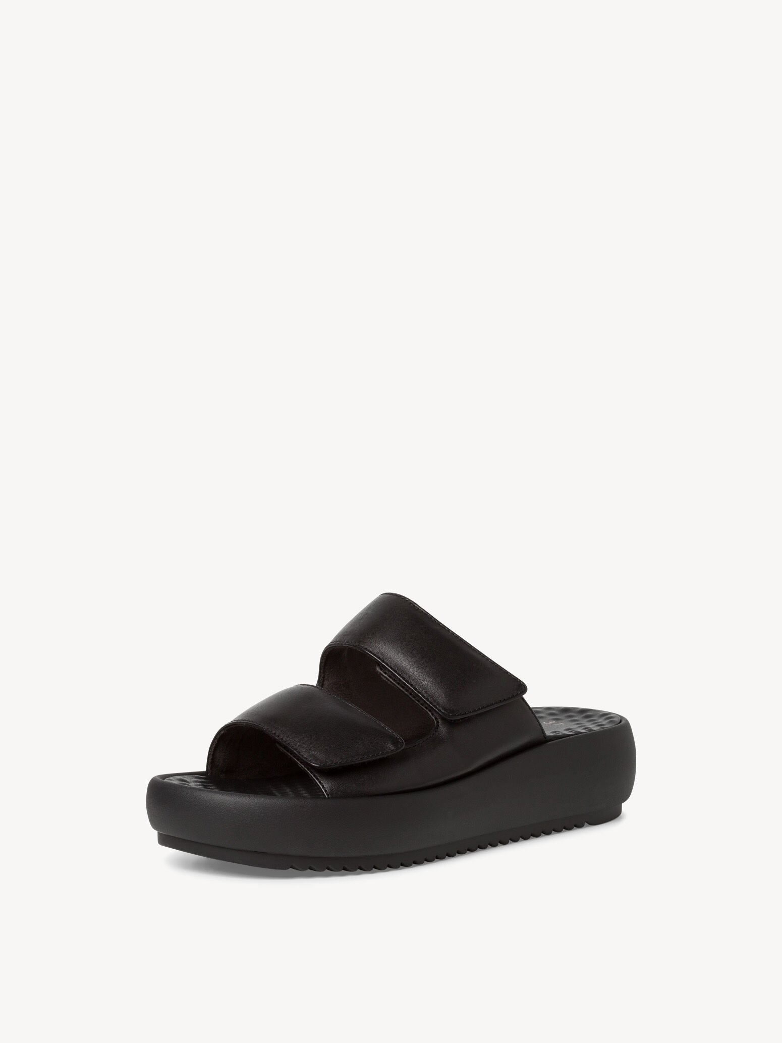 Mule en cuir - noir