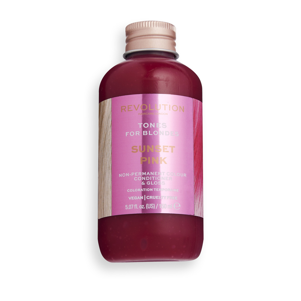 revolution hair Revolution Hair Tones for Blondes  Sunset Pink Coloration temporaire