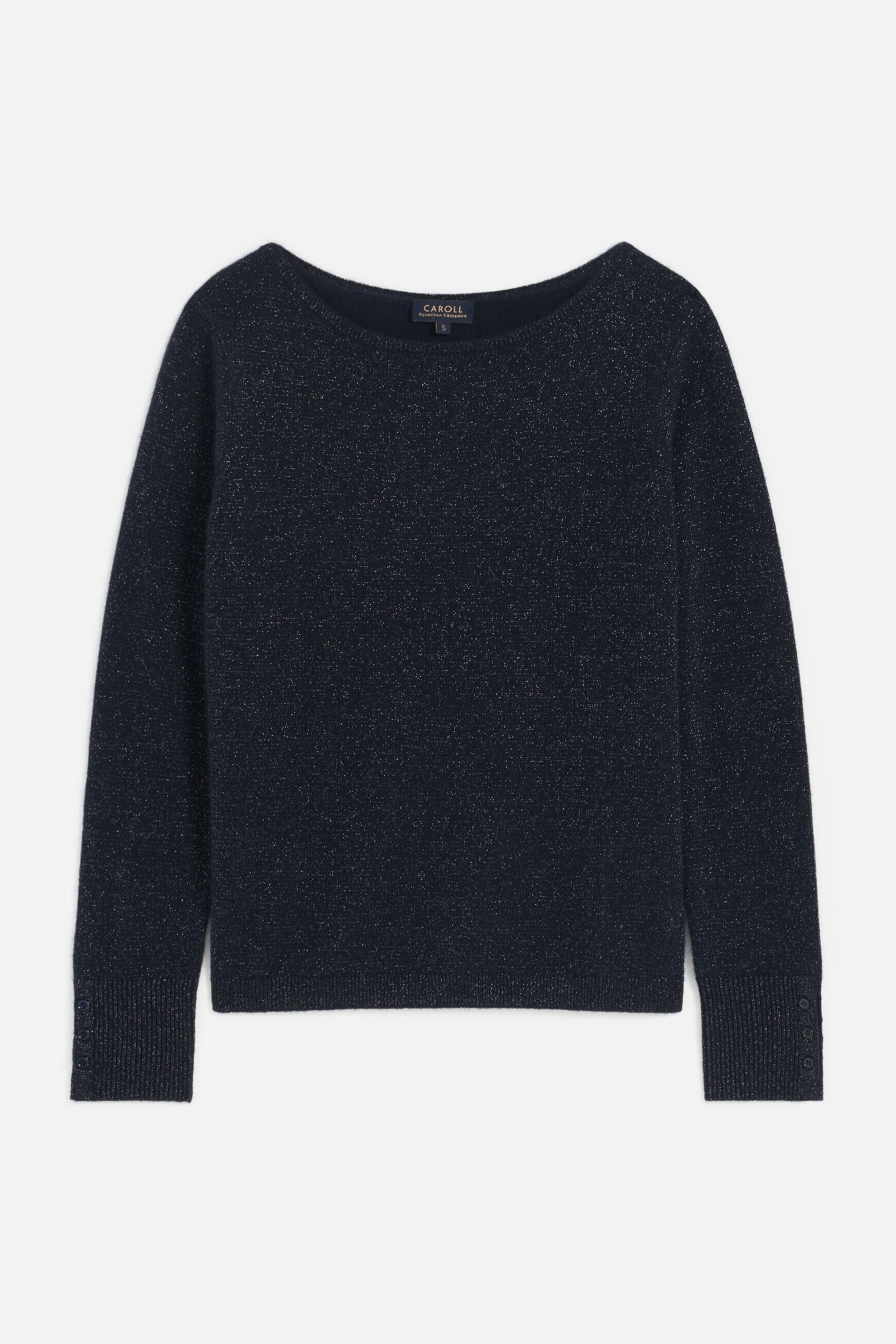 Pull zoan bleu marine femme