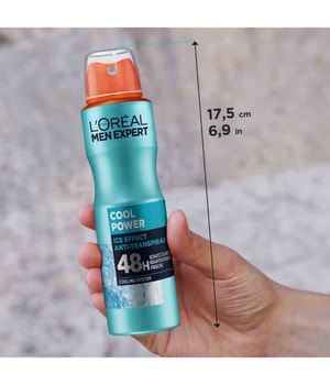 L'Oréal Men Expert Cool Power Extra Cooling-Effekt Deodorant Spray-150 ml