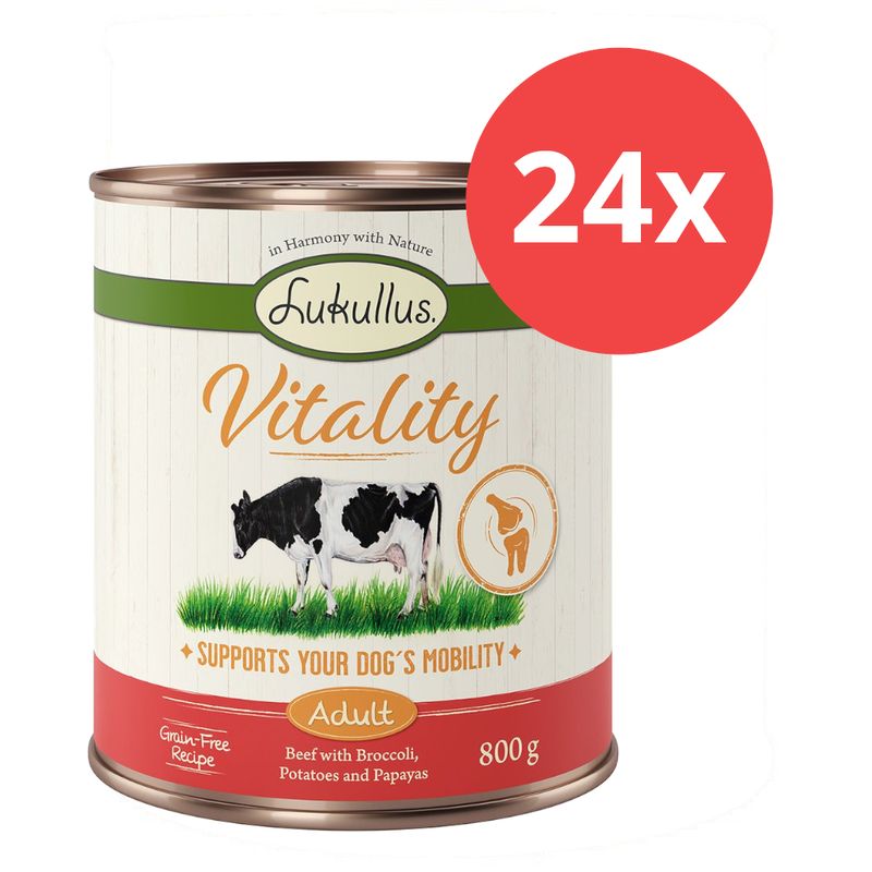 Sparpaket Lukullus Vitality getreidefrei 24 x 800 g