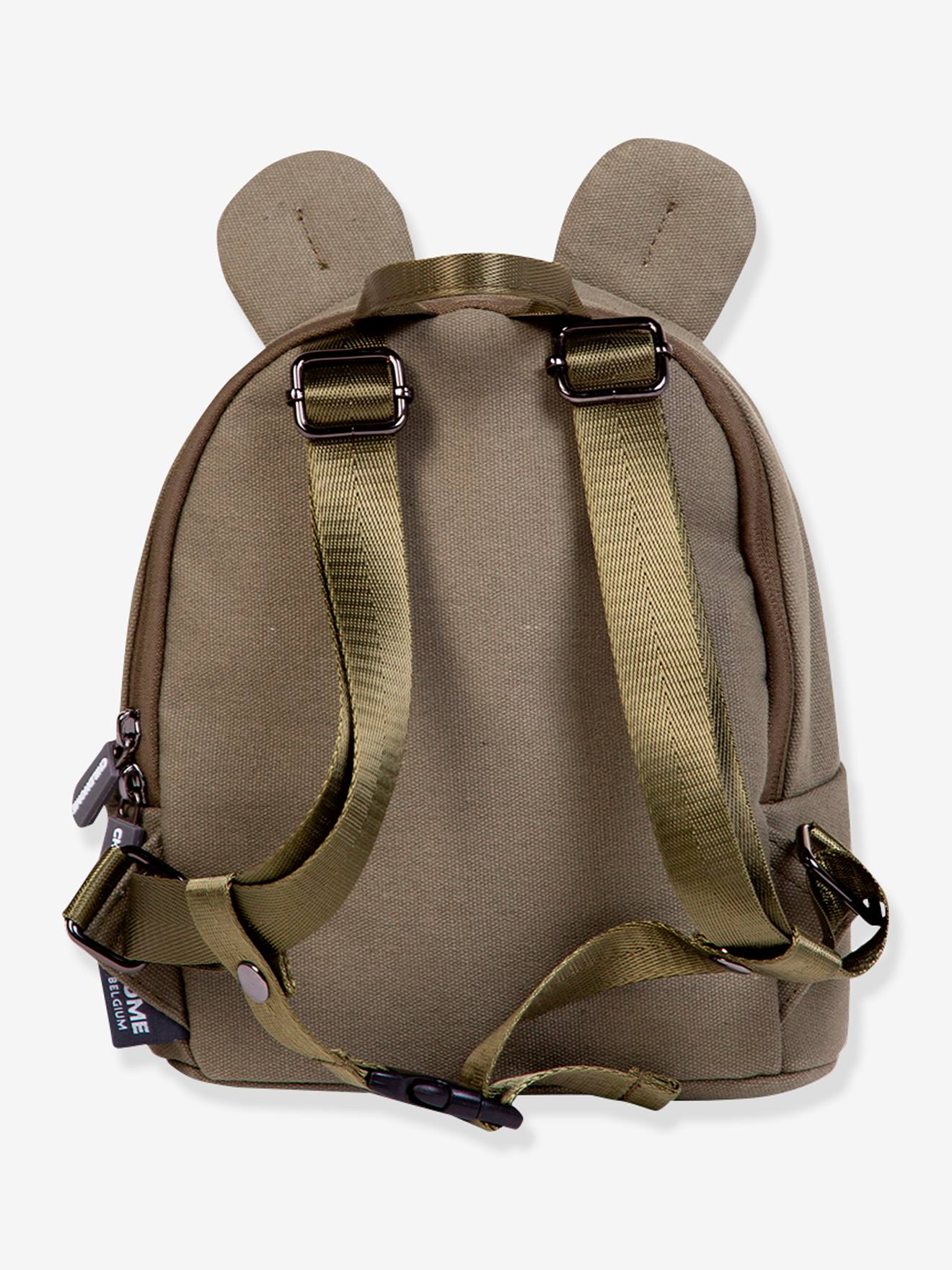 Childhome Kinder Stoff-Rucksack MY FIRST BAG CHILDHOME - khaki