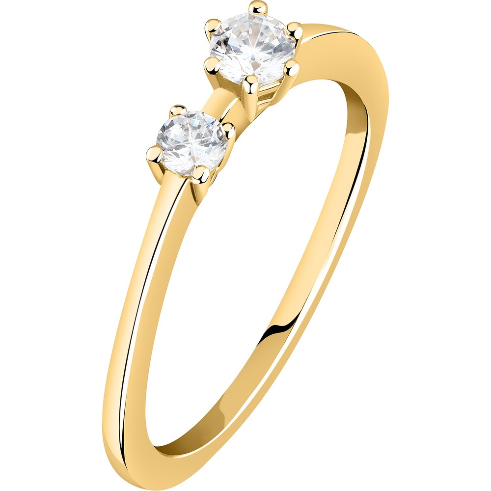 Live Diamond Bague pour femme 375 Or jaune recylé or jaune Bague