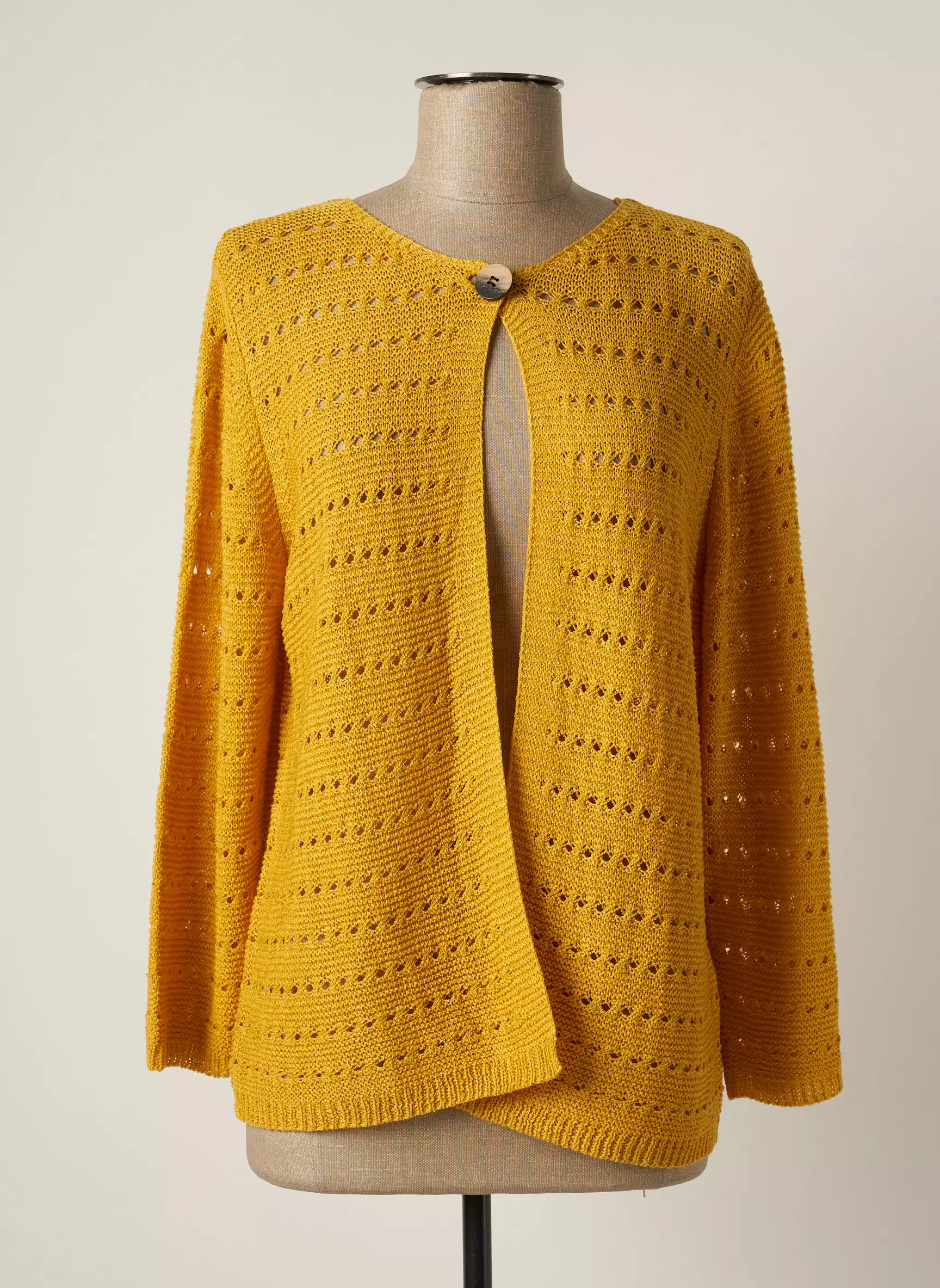 Griffon Cardigans Femme couleur jaune