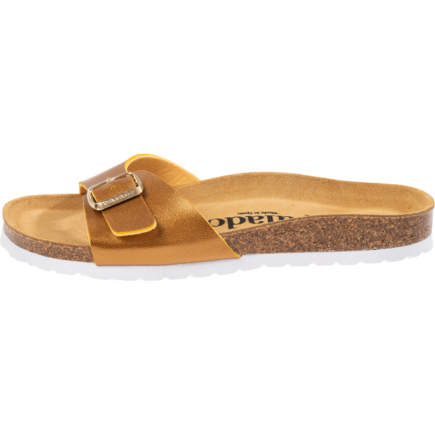 Palado Malta Metallic, Pantoletten, Damen, Senf Gold
