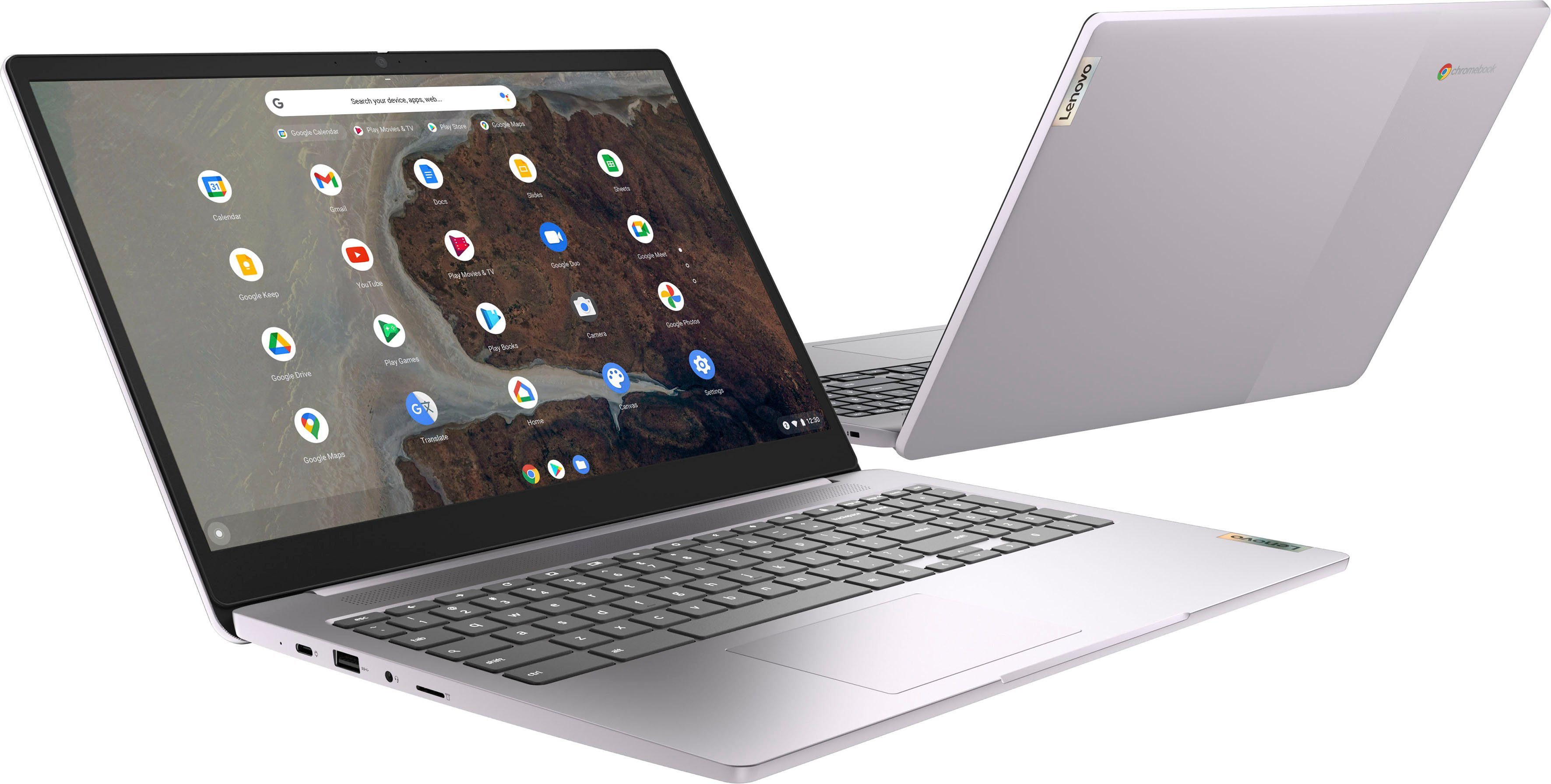 Lenovo IdeaPad 3 Chrome 15IJL6 Chromebook (39,62 cm/15,6 Zoll, Intel Pentium Silber N6000, UHD Graphics, 128 GB SSD)