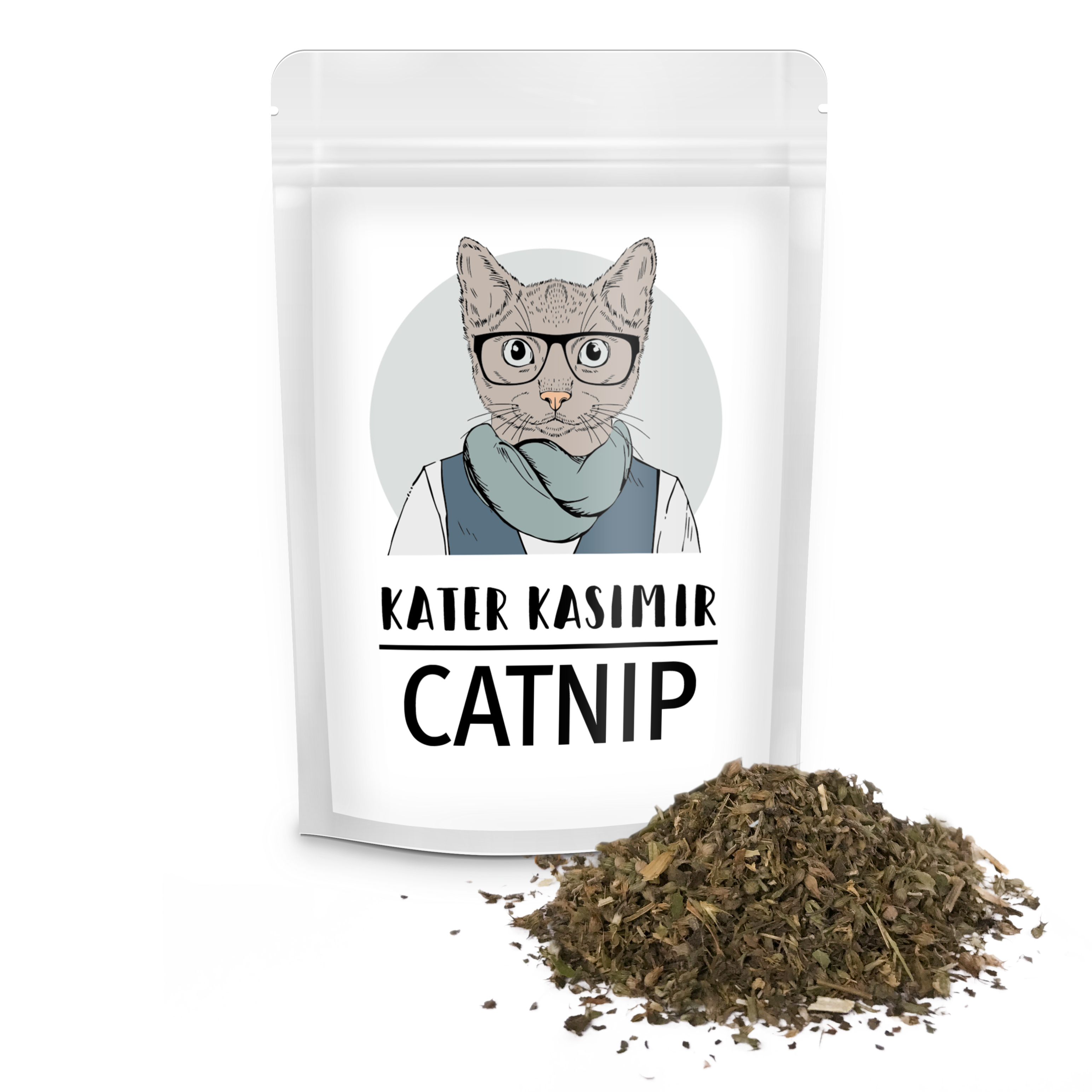 Kater Kasimir Baldrian & Catnipspielzeug Kater Kasimir Premium Katzenminze, 30g Beutel (getrocknet, geschnitten und gesiebt)
