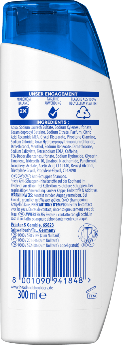 Shampoo Anti-Schuppen Anti-Haarverlust, 300 ml