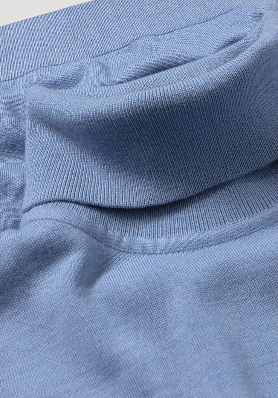 Rollkragen-Pullover aus reiner Bio-Merinowolle