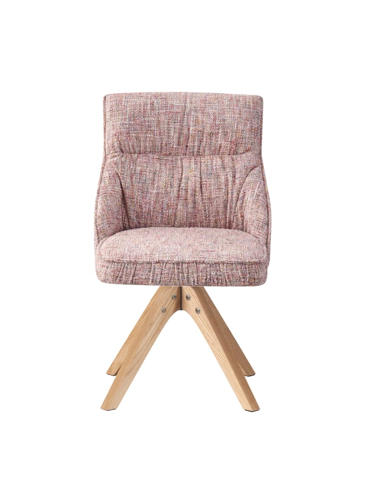DUBI Möbel 2er-Set: Drehstuhl TALINA in Rosa - (B)49 x (H)84 x  (T)62 cm günstig kaufen onesize