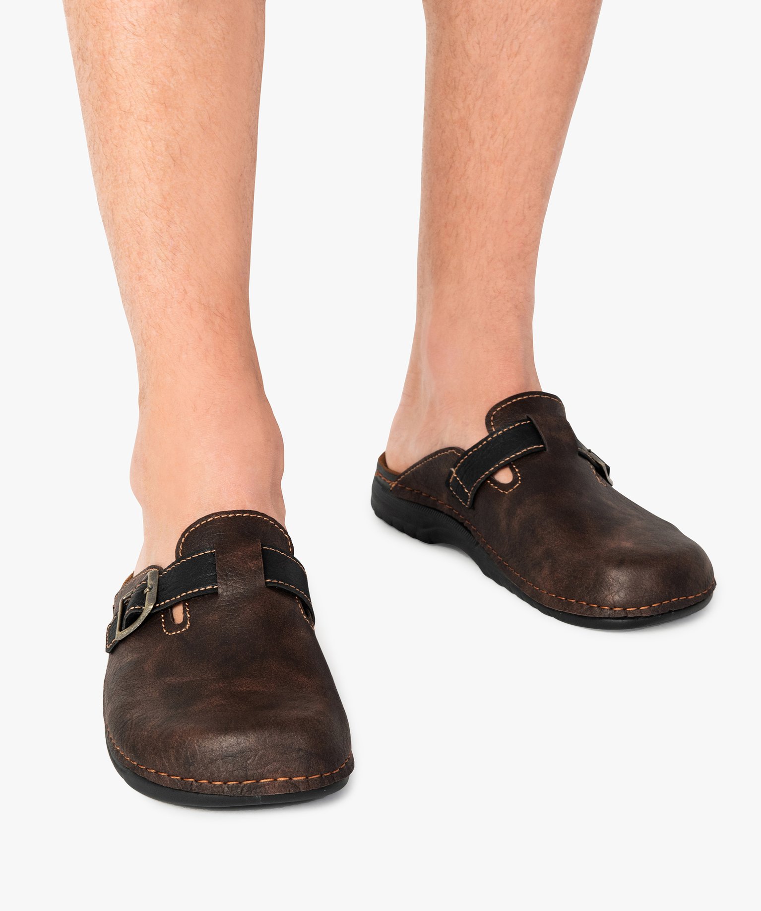 Sabots homme spécial confort marron | GEMO