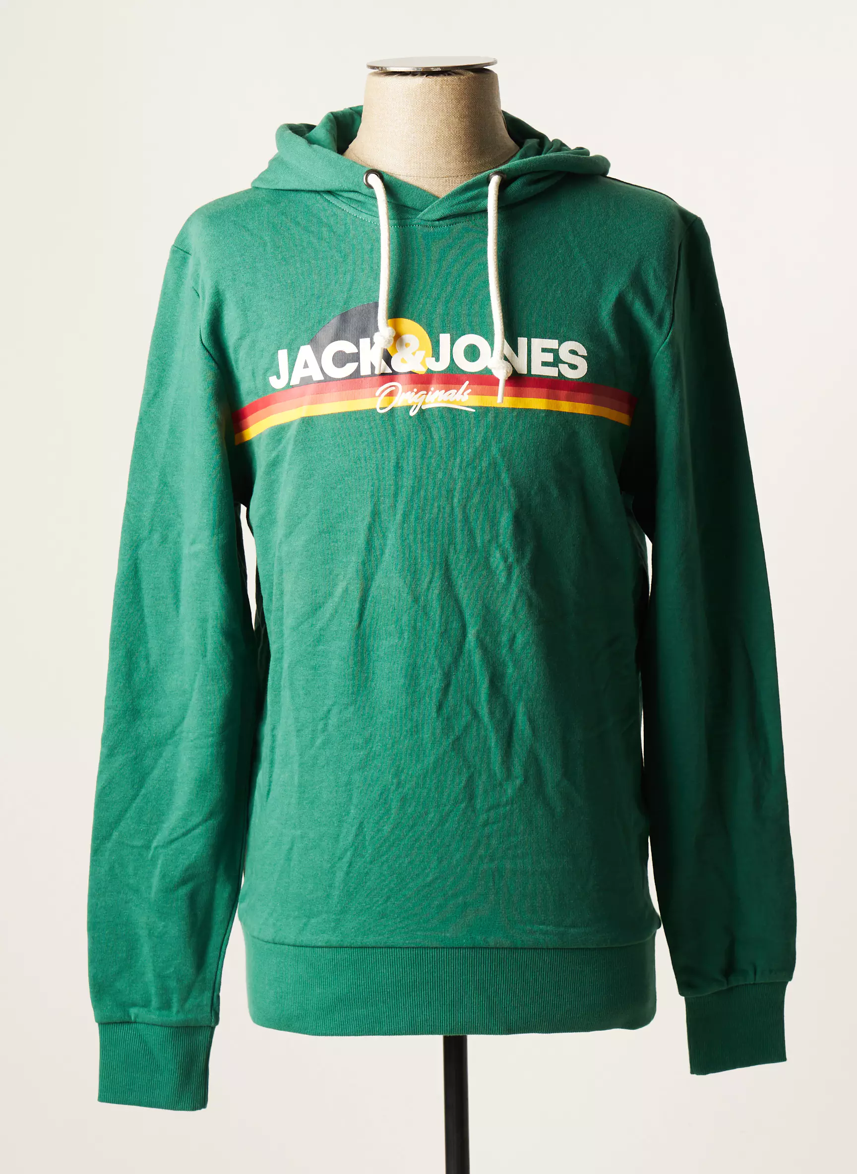 Jack Jones Sweat Capuche Homme couleur vert