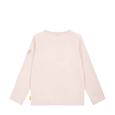 T-Shirt langarm, rosa für Mädchen
