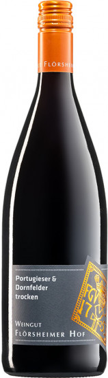 2020 Portugieser und Dornfelder Cuvée trocken 1,0 L - Weingut Flörsheimer Hof