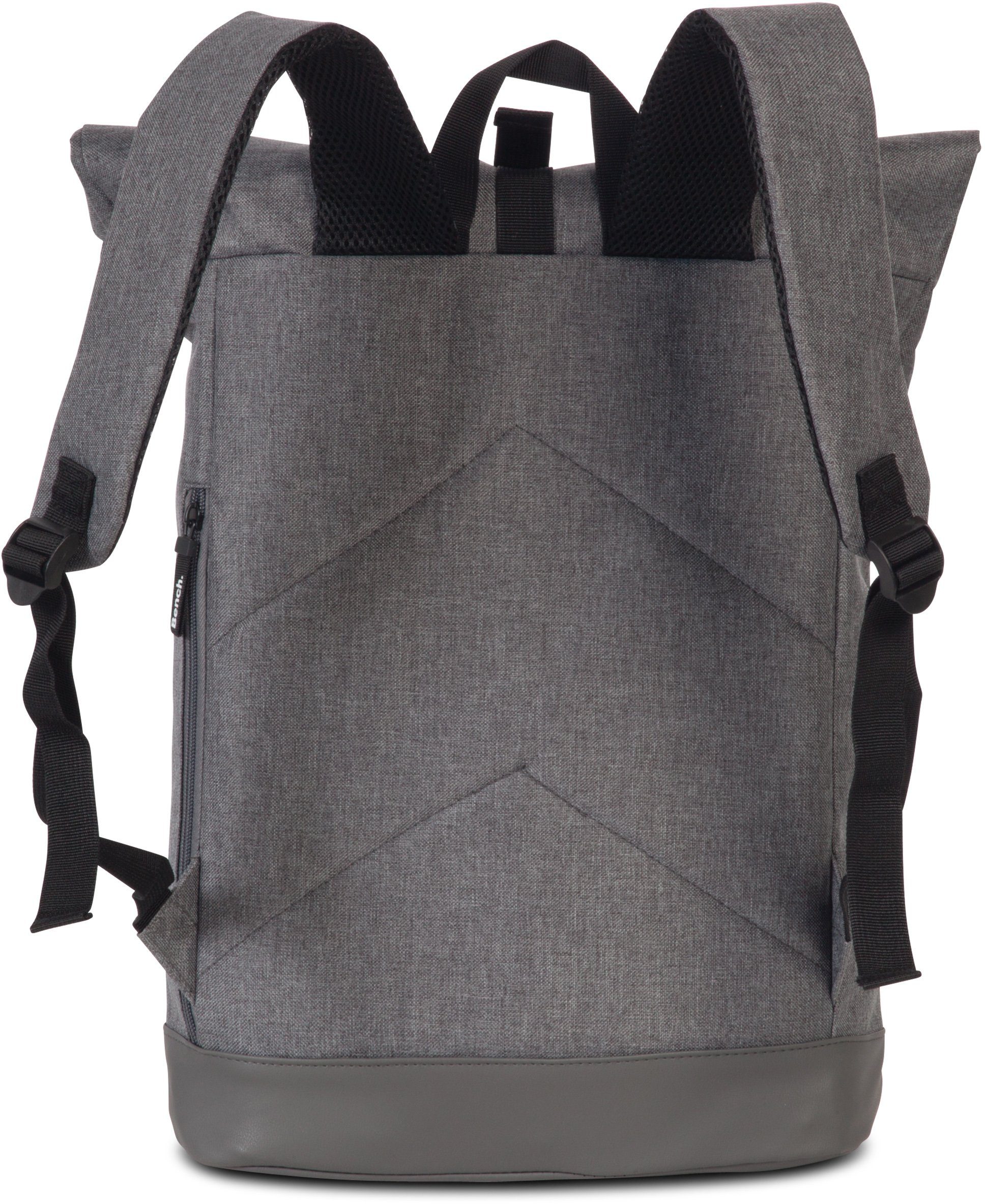 Bench. Laptoprucksack Roll-Top, dunkelgrau
