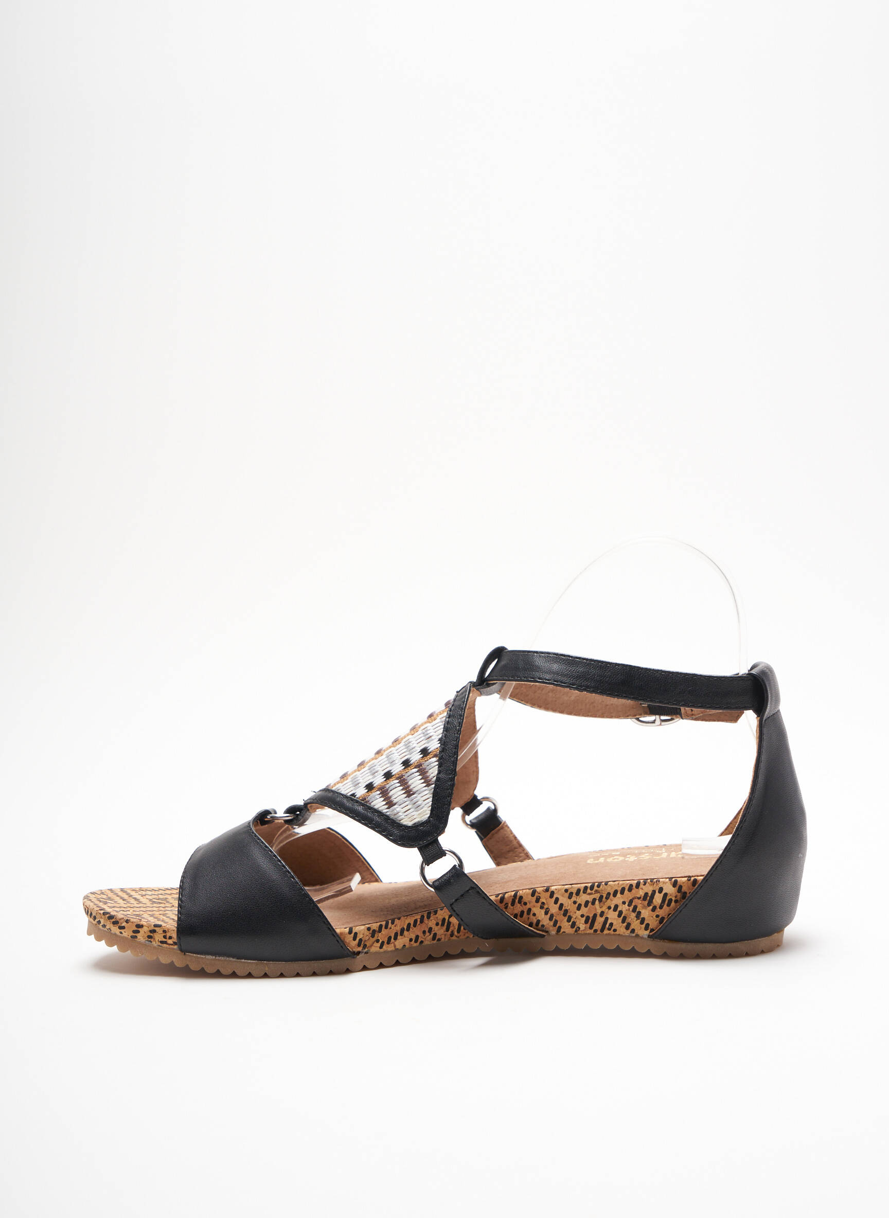 Karston Sandales Nu Pieds Femme couleur noir