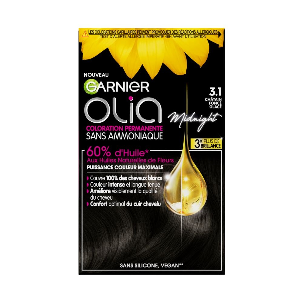 garnier coloration Olia Coloration Permanente Sans Ammoniaque
