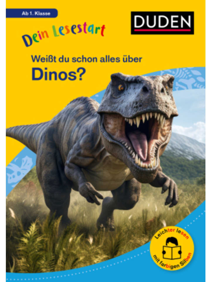 DUDEN-Verlag Buch - Dein Lesestart: Weißt du schon alles über Dinos? Ab 1. Klasse günstig kaufen onesize
