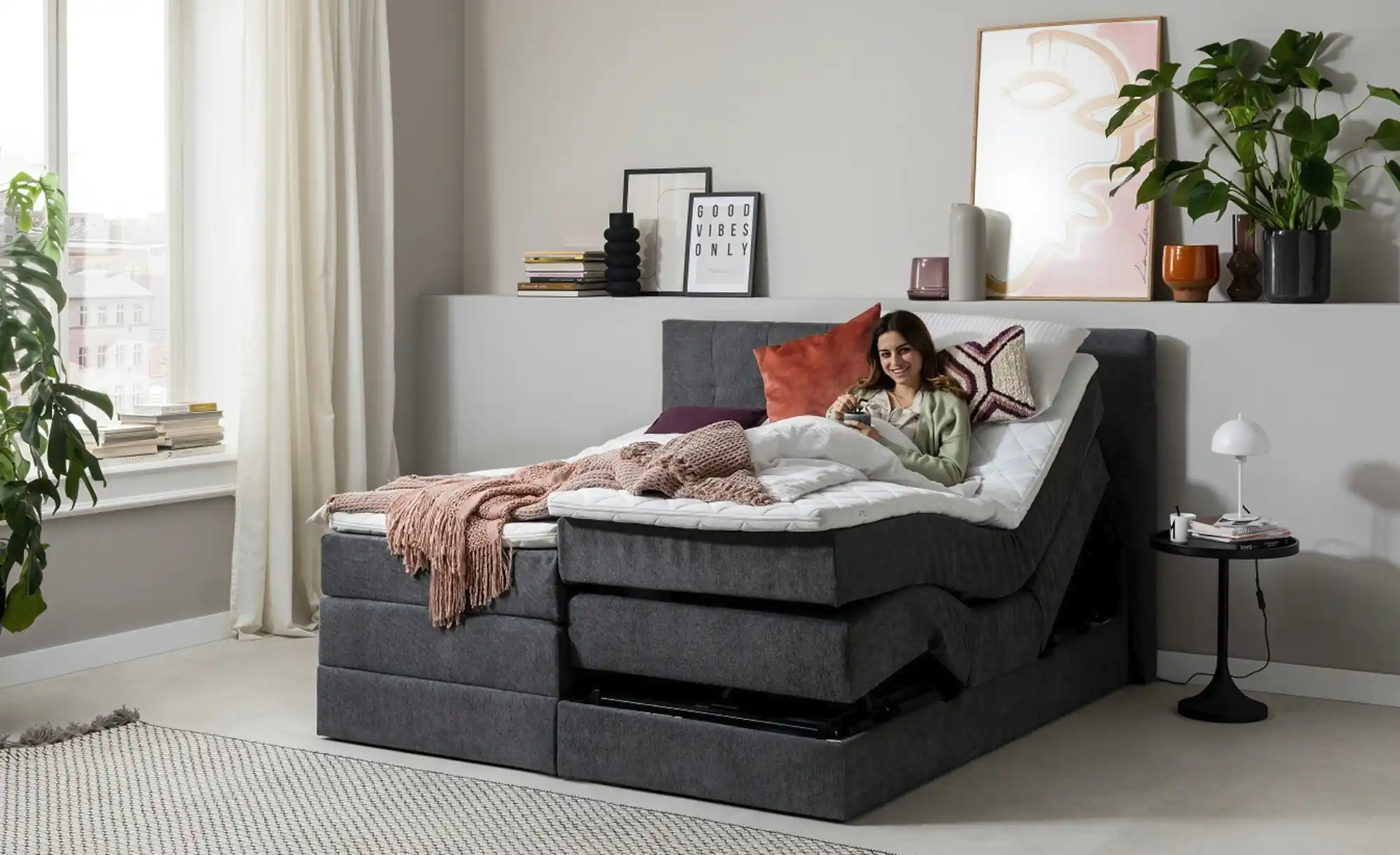 Motor-Boxspringbett