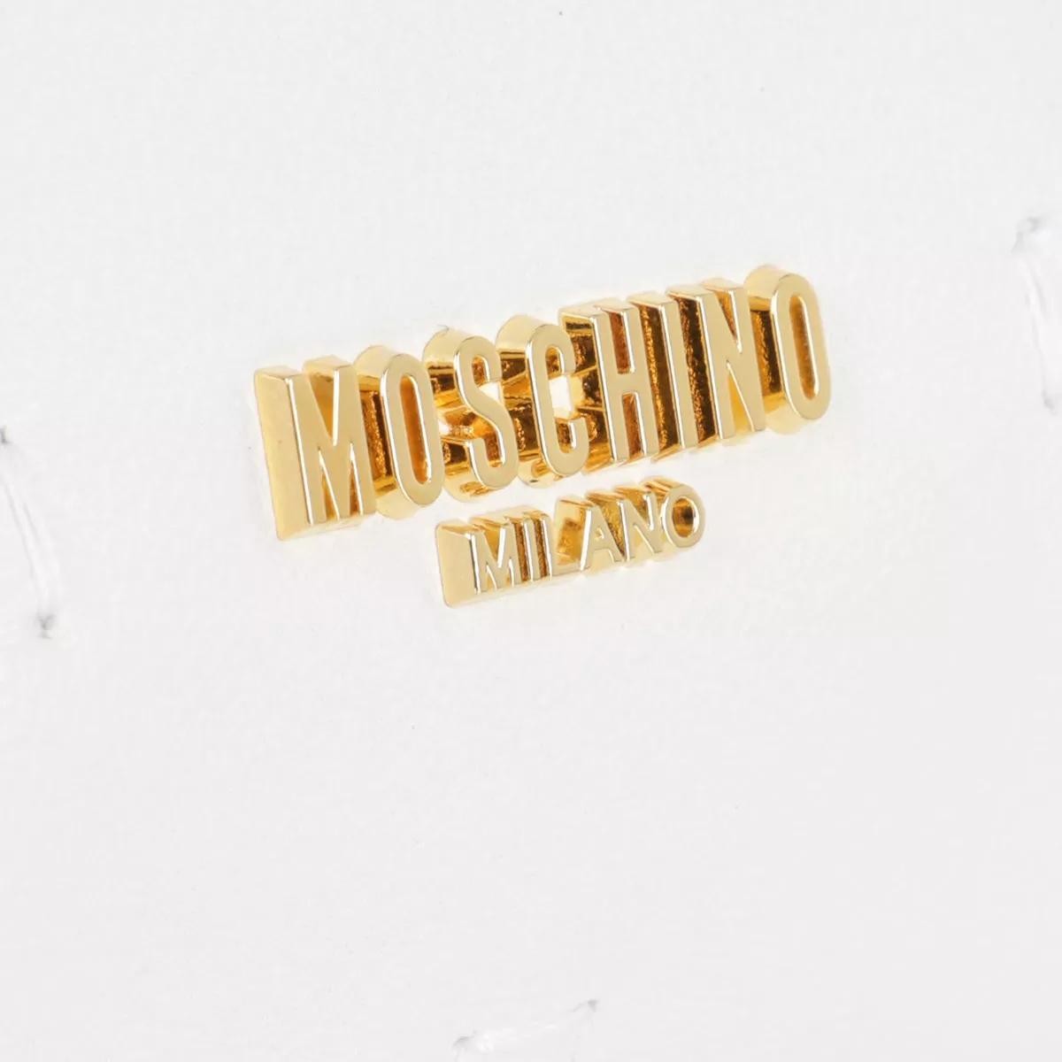 MOSCHINO Handtaschen weiss Mikrotasche