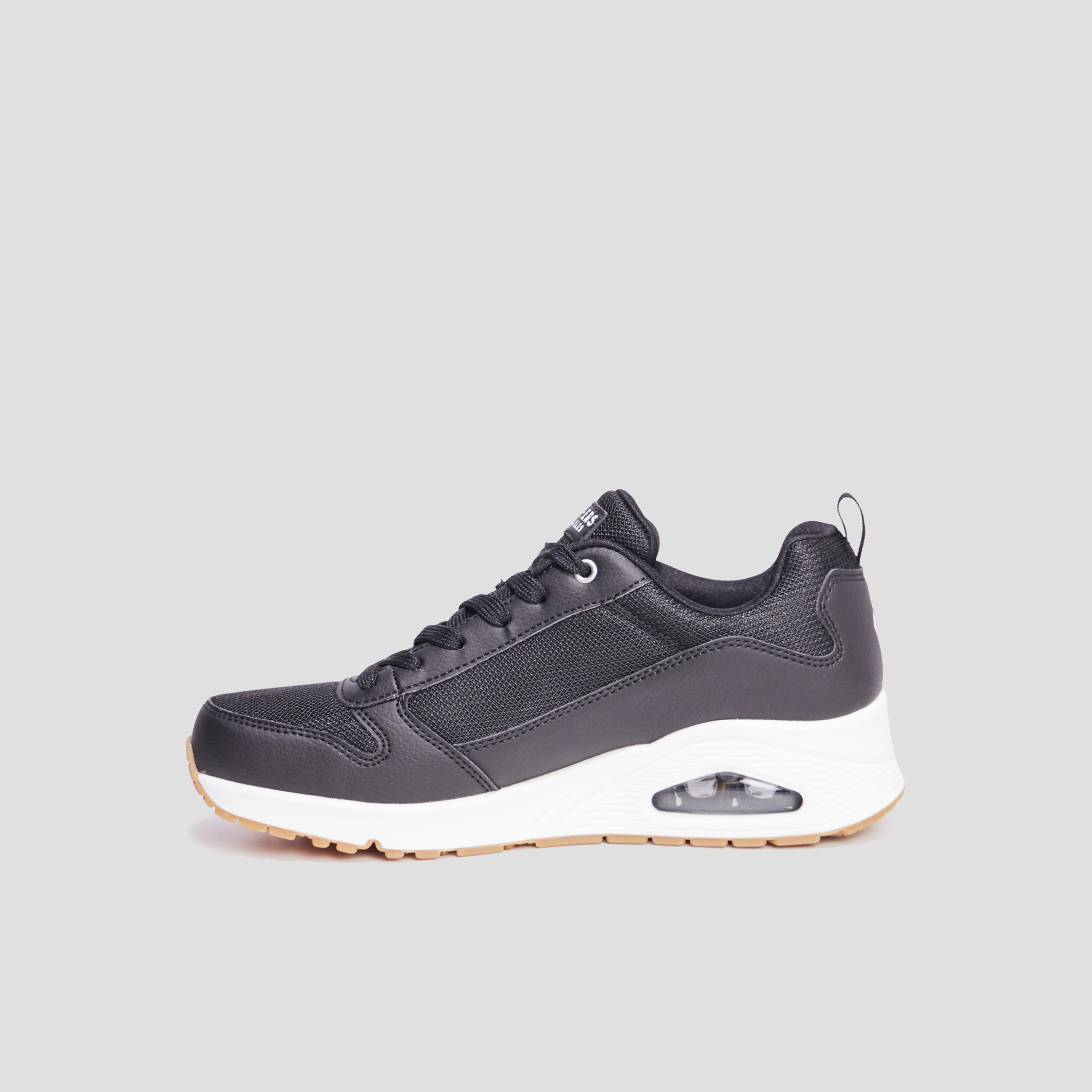 Baskets running mémoire forme Skechers noir femme | La Halle