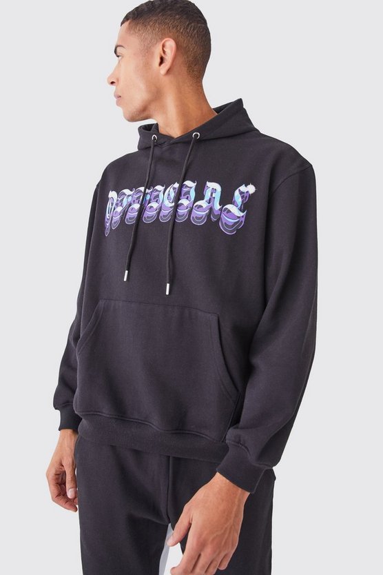 Oversize Trainingsanzug mit Chrom Print