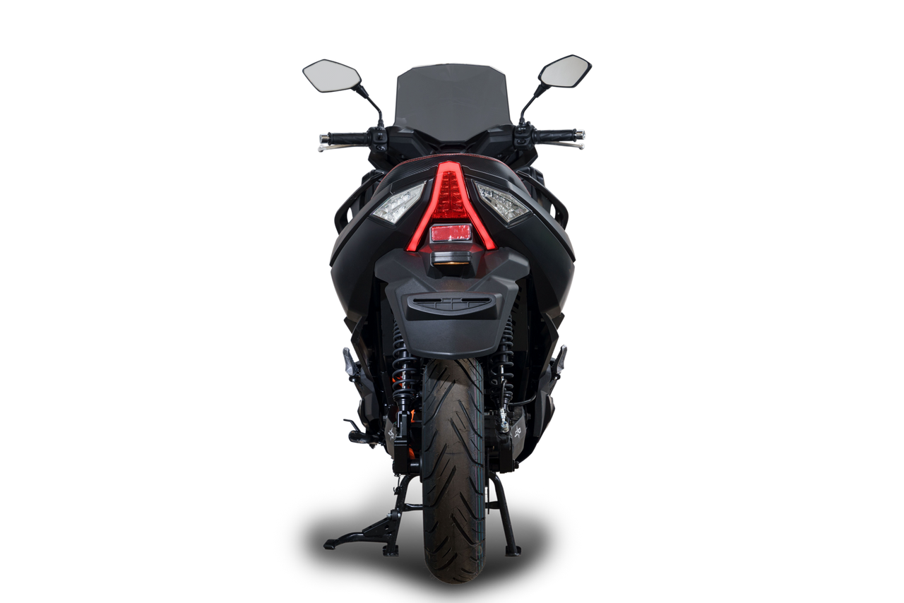Stormborn Elektro-Motorrad ALEX R - 5kW Motor mit herausnehmbaren Akkus Mattschwarz
