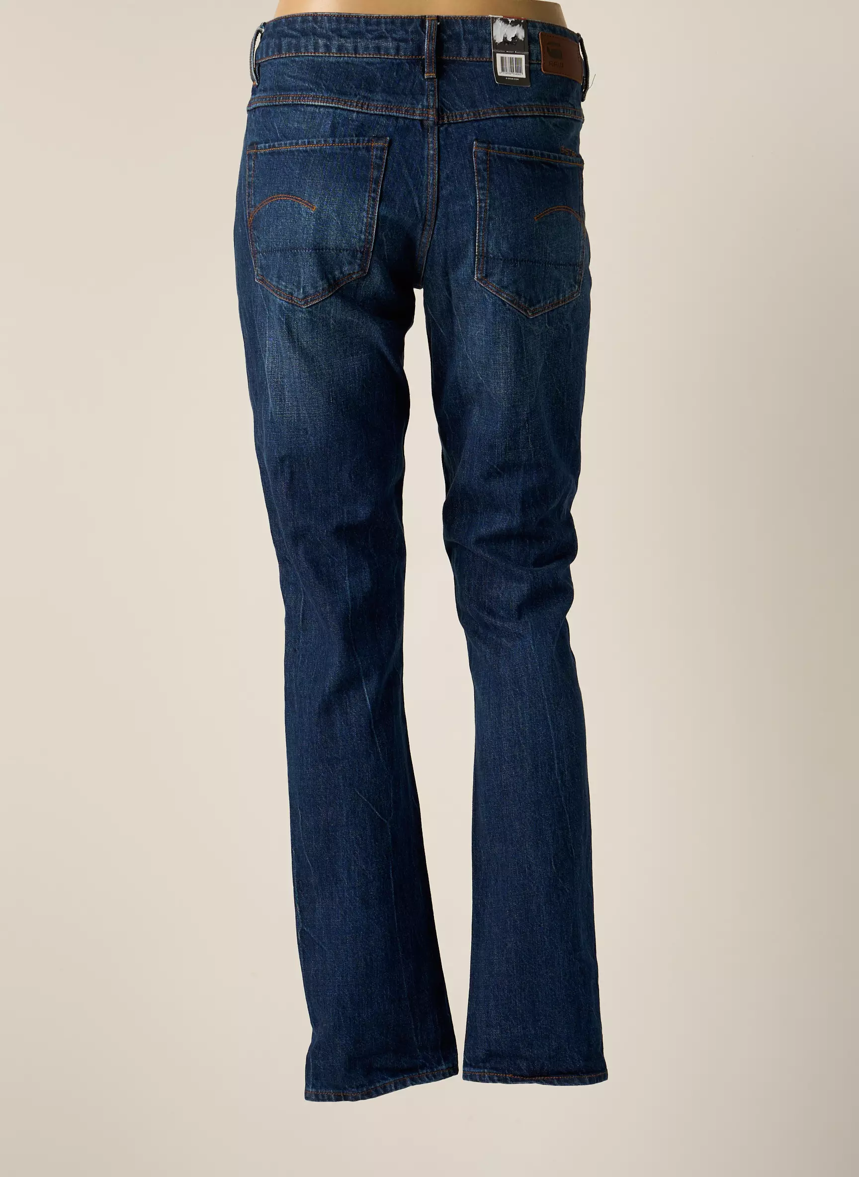 G Star Jeans Coupe Droite Femme couleur bleu