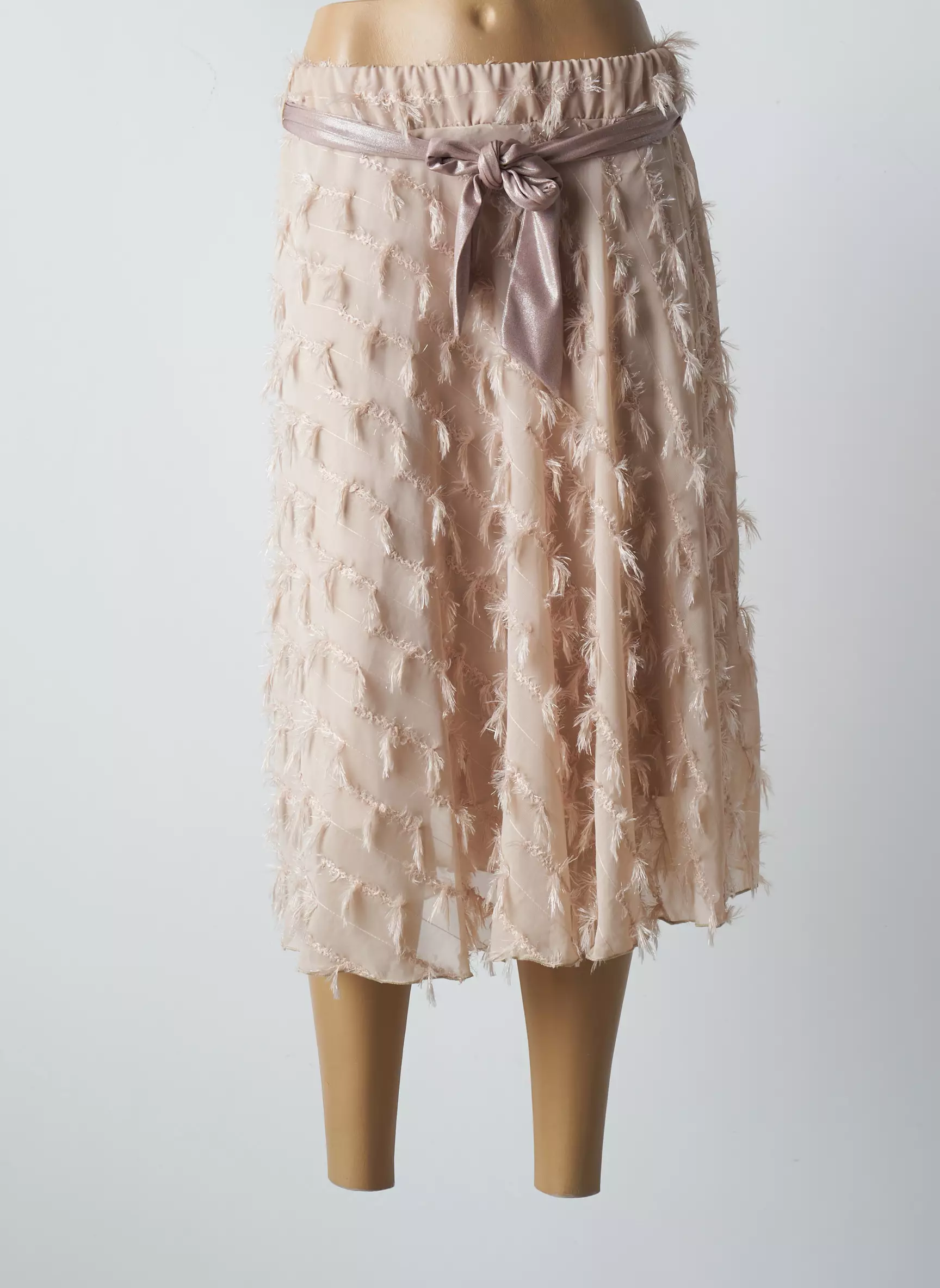 Rinascimento Jupes Mi Longues Femme couleur beige