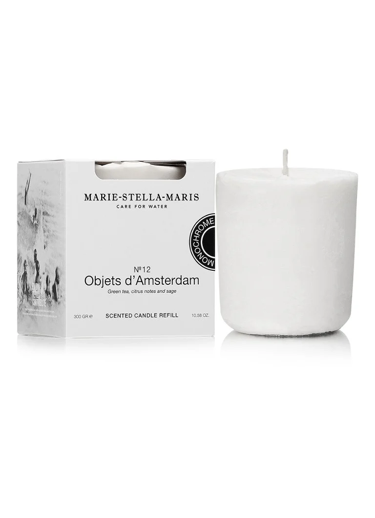 Rezervă pentru lumânare parfumată Marie-Stella-Maris, Objets d'Amsterdam, 300 grame