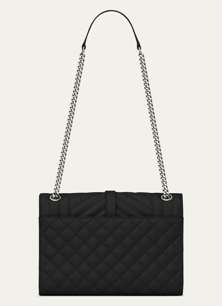 Μεσαία τσάντα ώμου Saint Laurent Envelope από δέρμα μοσχαριού