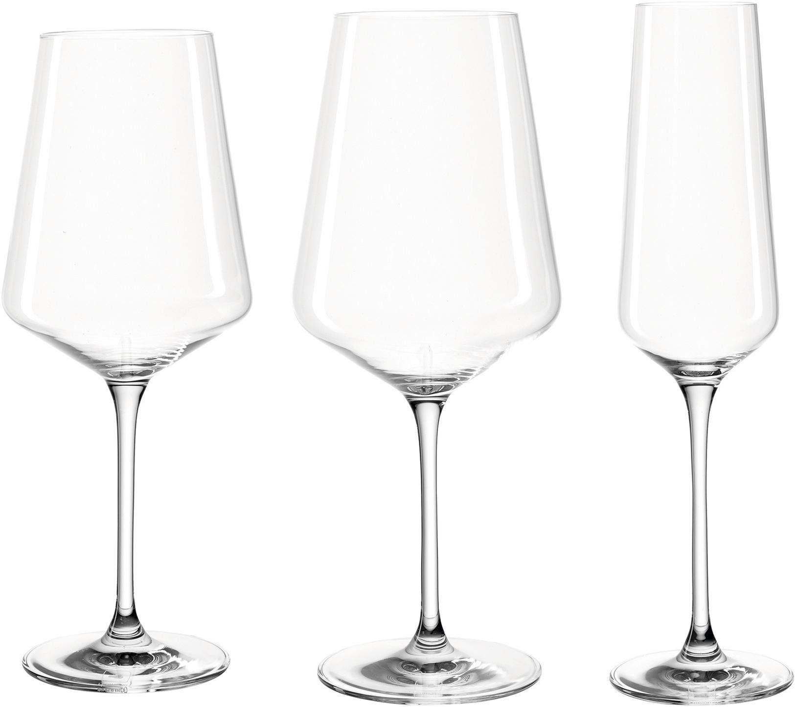 LEONARDO Gläser-Set Puccini, Glas, Teqton-Qualität, 12-teilig