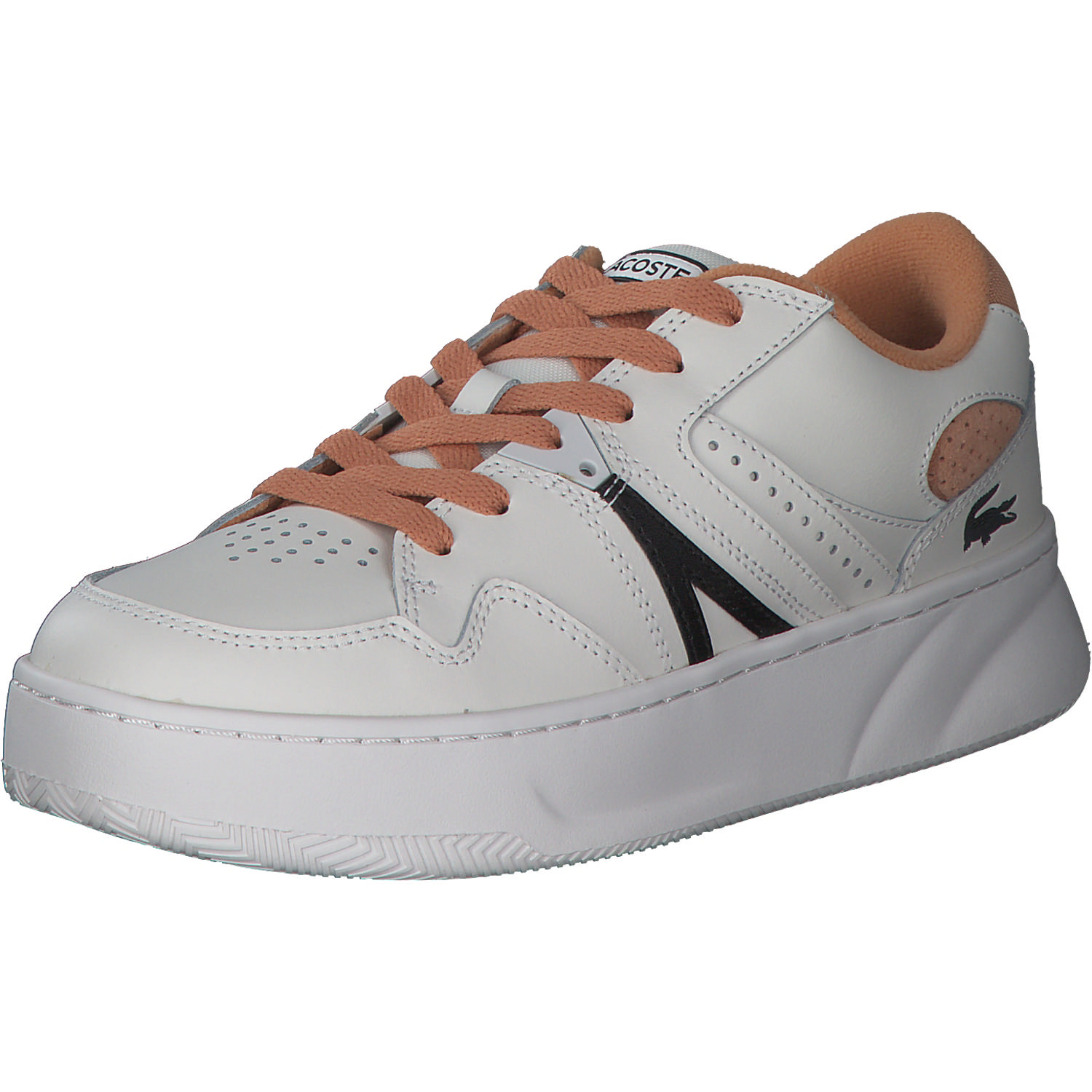 Lacoste L005 44SFA0048, Schnürschuhe, Damen, WHT / TAN