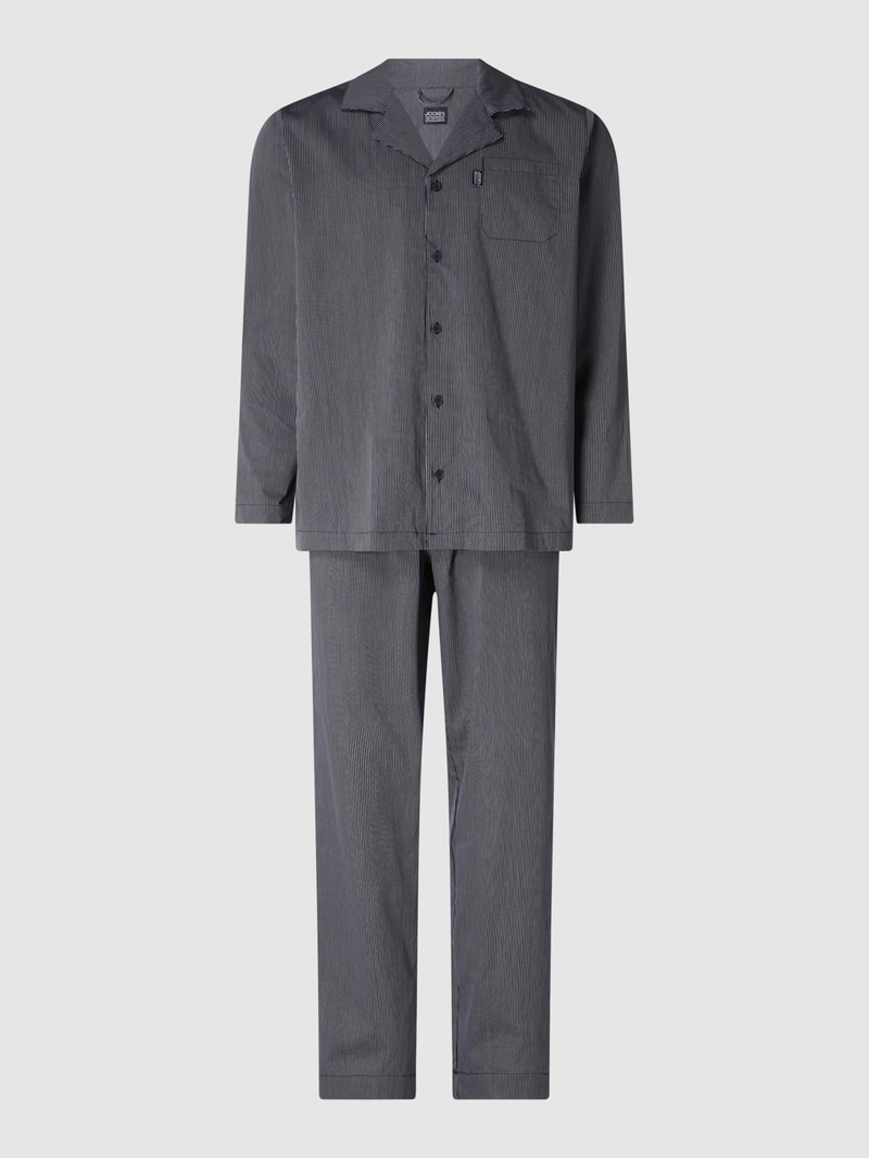 Pyjama aus Baumwolle in dunkelblau