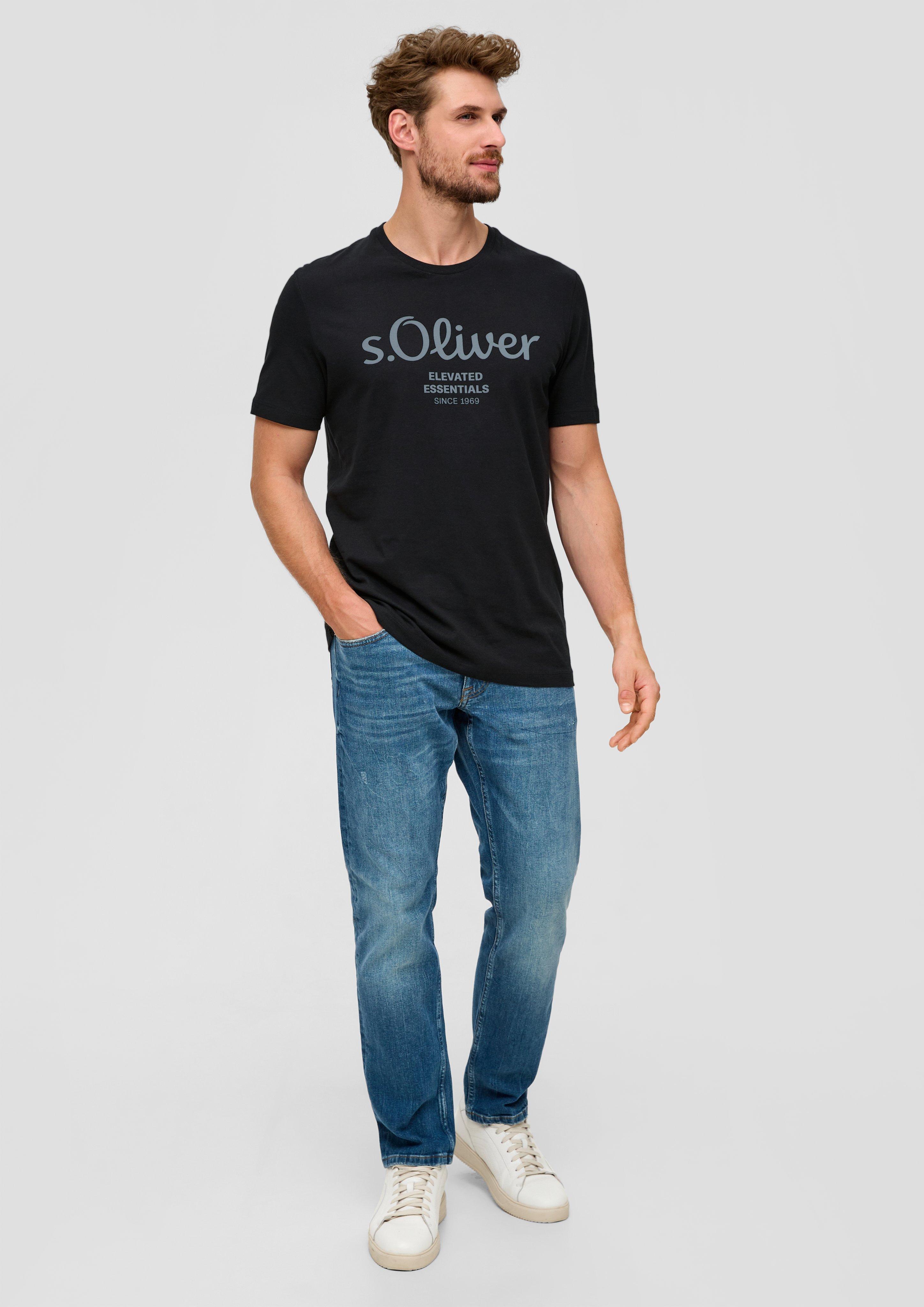 T-Shirt mit Label-Print  2139909-99D1