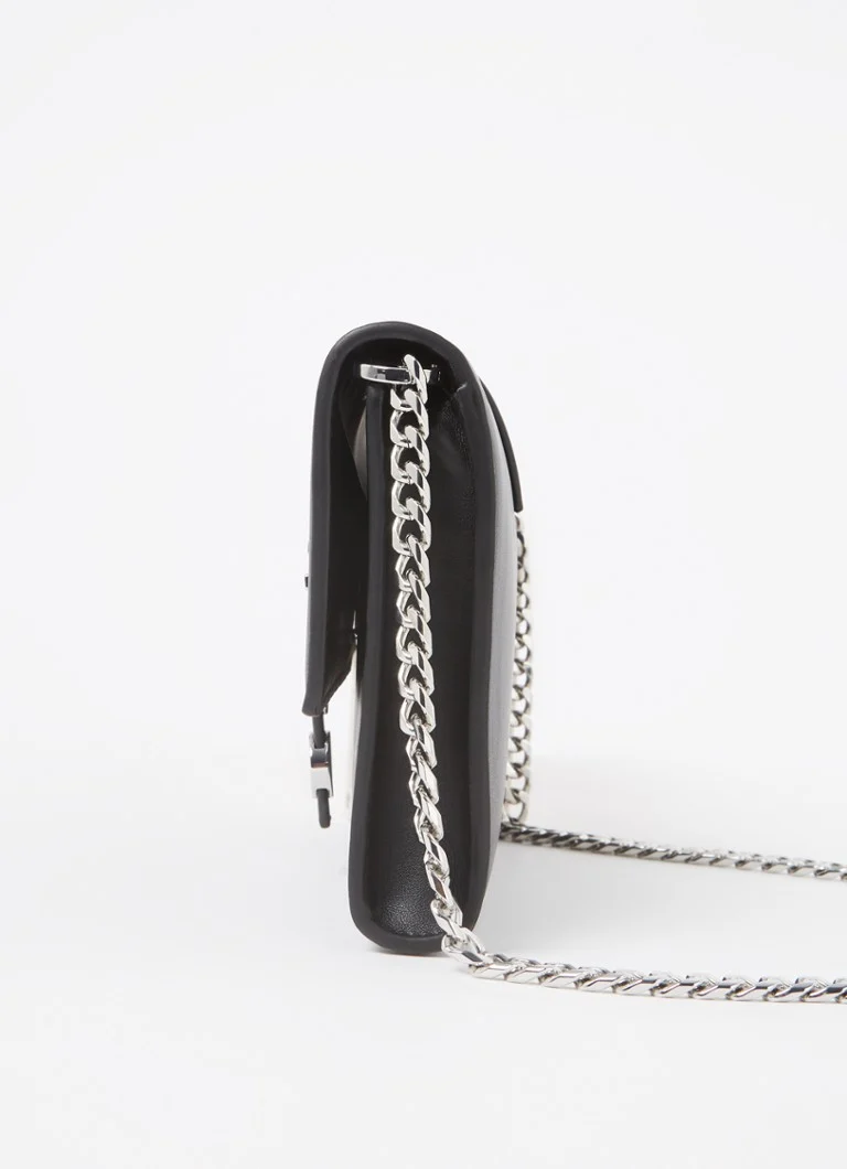HUGO BOSS Mel clutch torbica s logotipom i odvojivim remenom za rame