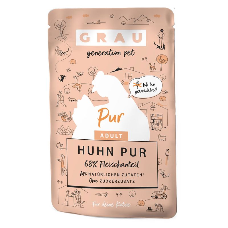 Sparpaket GRAU Adult Getreidefrei 32 x 125 g