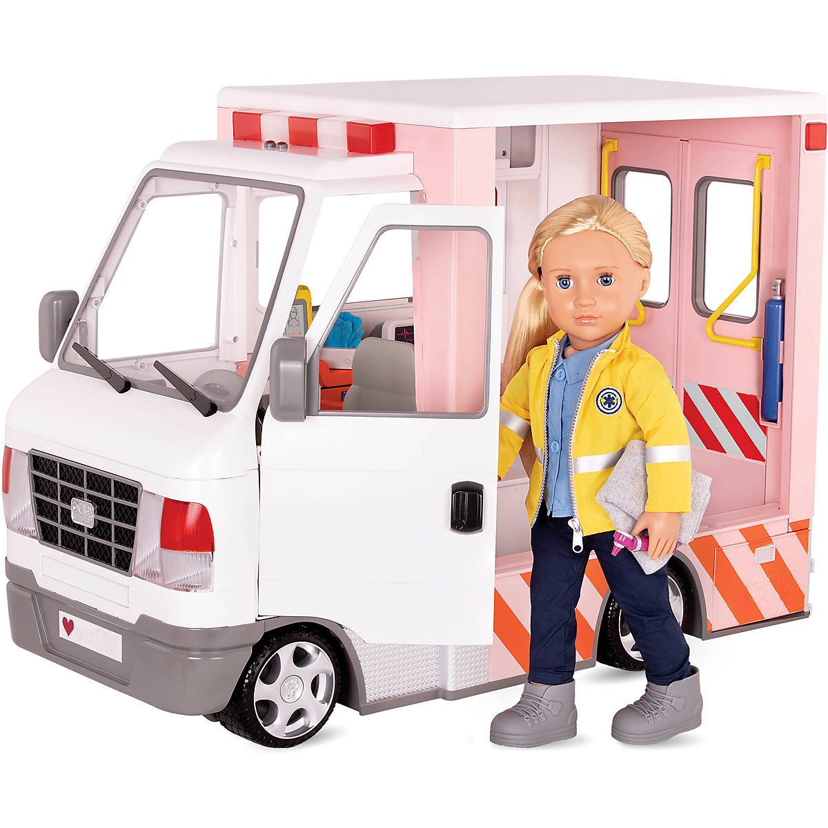Krankenwagen mit Zubehör