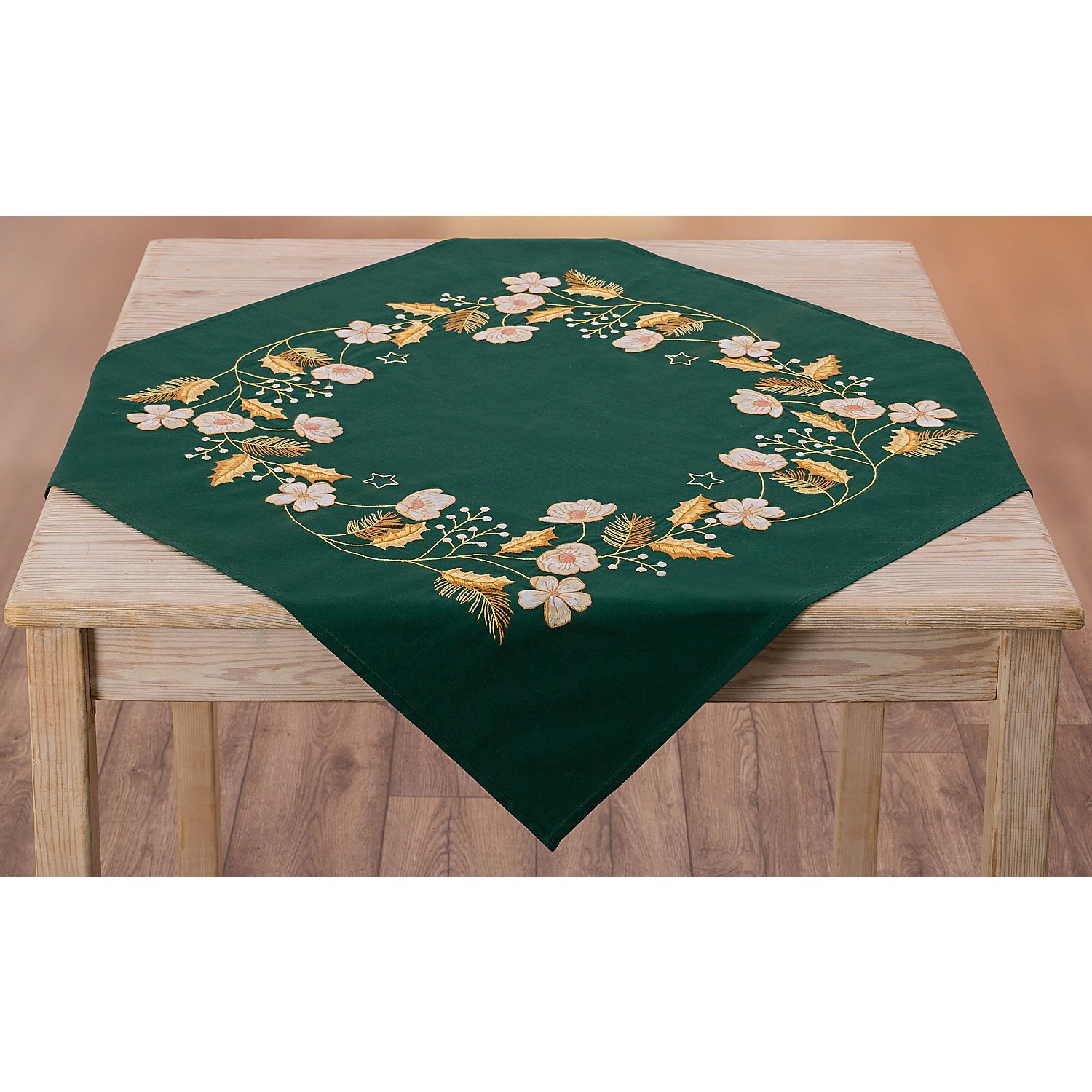 Stickmitteldecke 