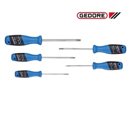 Gedore 1482327 2163 TX-05 3-C Schraubendrehersatz 5-teilig TORX T10-T30