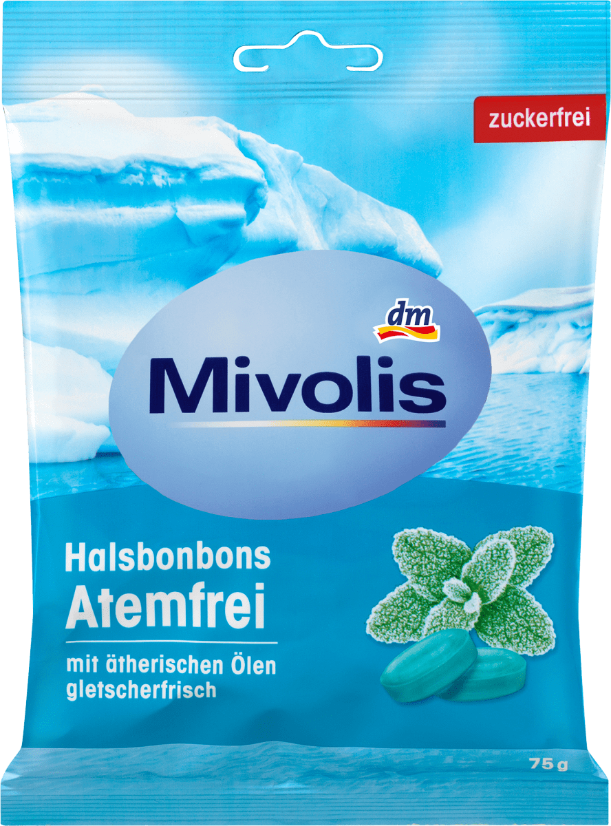 Bonbon, Atemfrei, zuckerfrei, 75 g