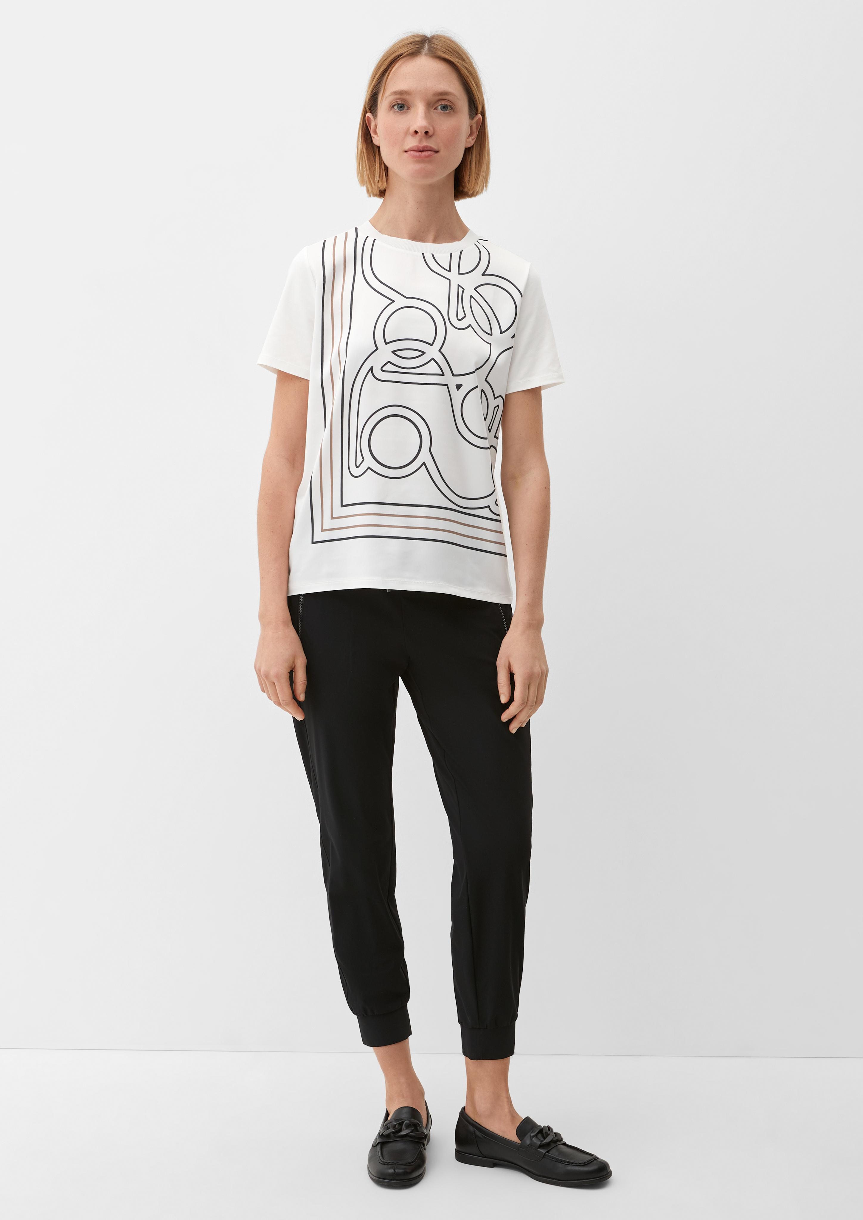 T-Shirt im Fabricmix  2129943-02D1