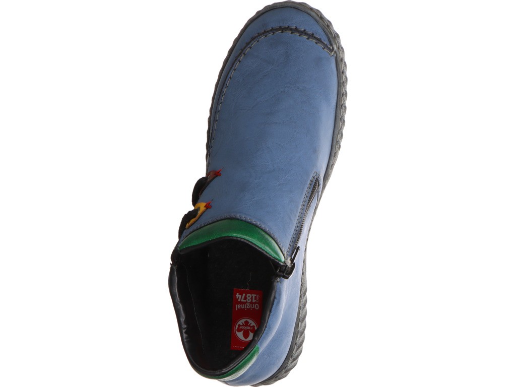 RIEKER Stiefeletten blau