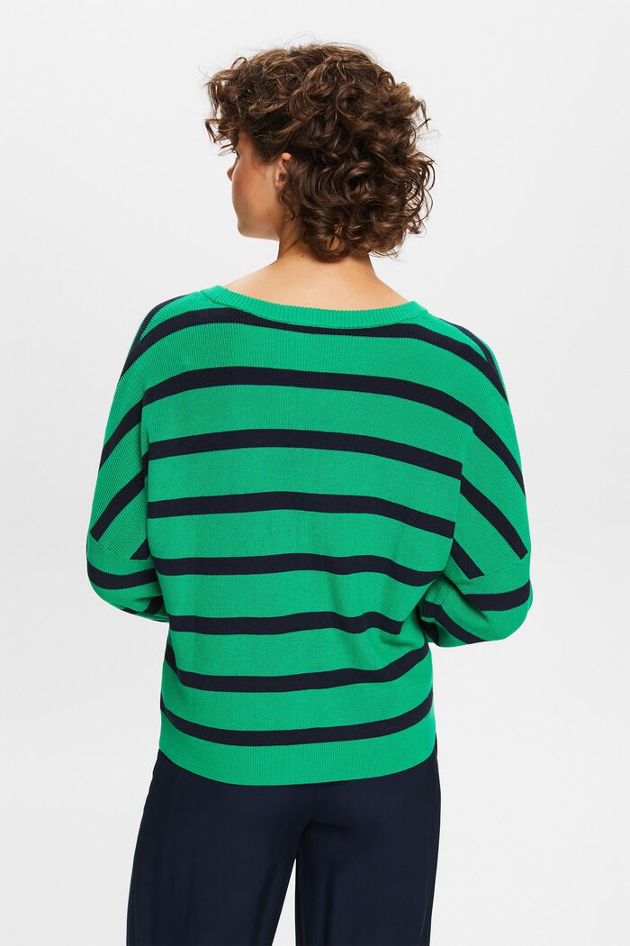 Pullover mit Fledermausärmeln, 100 % Baumwolle
