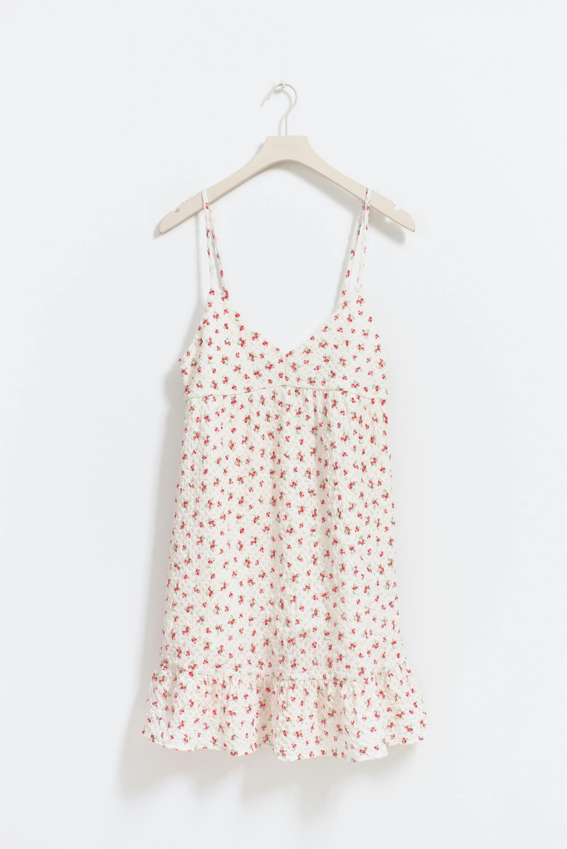 Frill mini dress