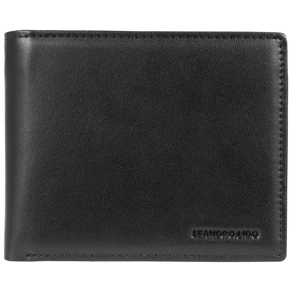 LEANDRO LIDO Classic Brieftasche schwarz